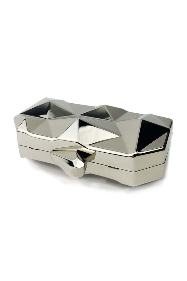 Ada Geometrik Parlak Çanta