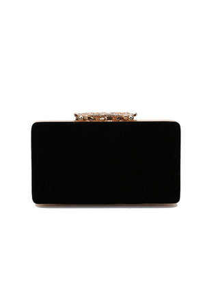 Zalma Taş İşlemeli Kelebek Clutch