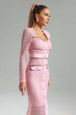 Sasha Dantel Mini Elbise