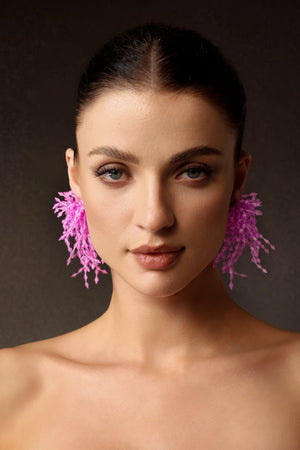 İnya Püsküllü Havai Fişek Küpeleri