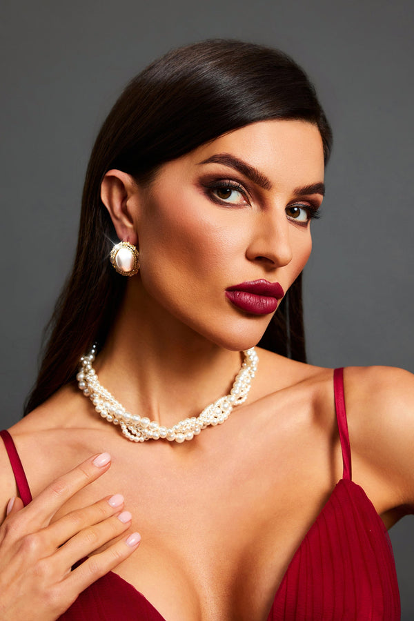 Juyce İnci Düğüm Kolye