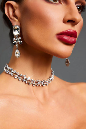 Natalie taş detaylı mini kolye, altın renkli