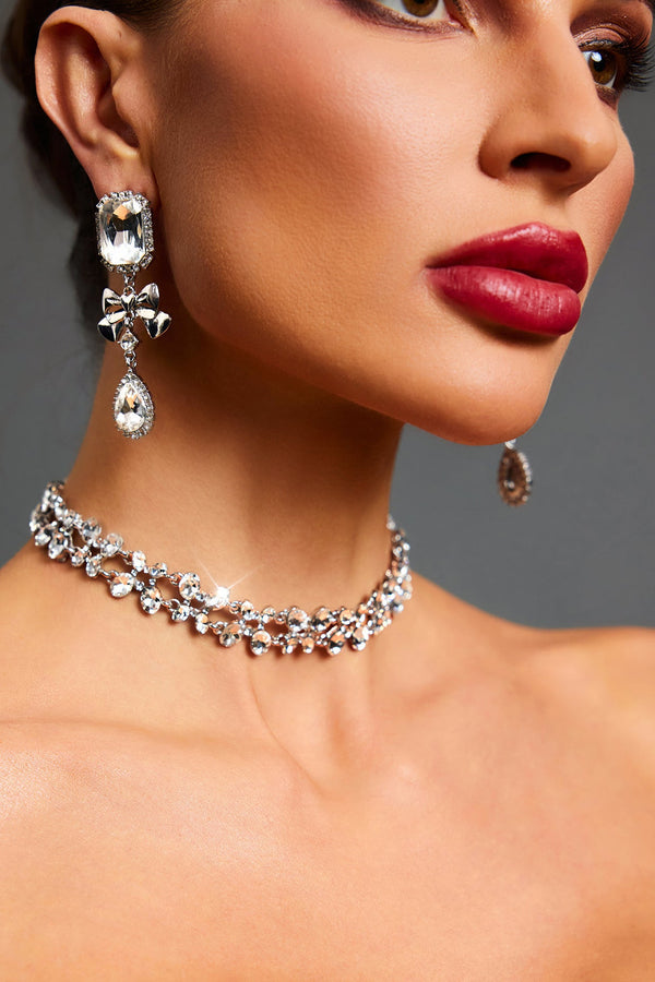 Natalie taş detaylı mini kolye, altın renkli