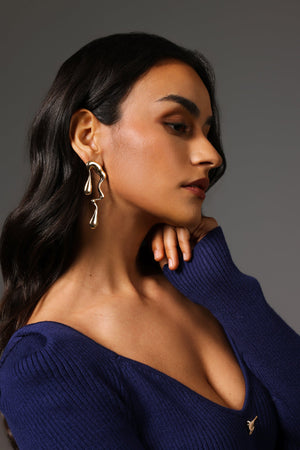 Rode İrregular Su Damlası Küpe