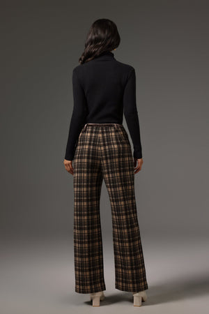 Ninao Ekose Desenli Uzun Pantolon