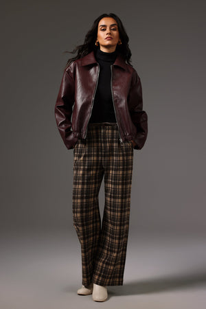 Ekose desenli uzun pantolon, Ninao marka