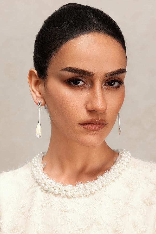 Torill Geometrik Kabuk Küpe