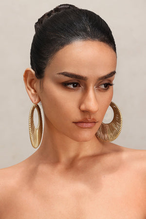 Keve Yuvarlak Örgü Küpe