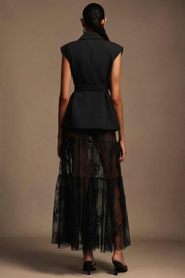 Hedar Yaka Kolsuz Üst Ceket