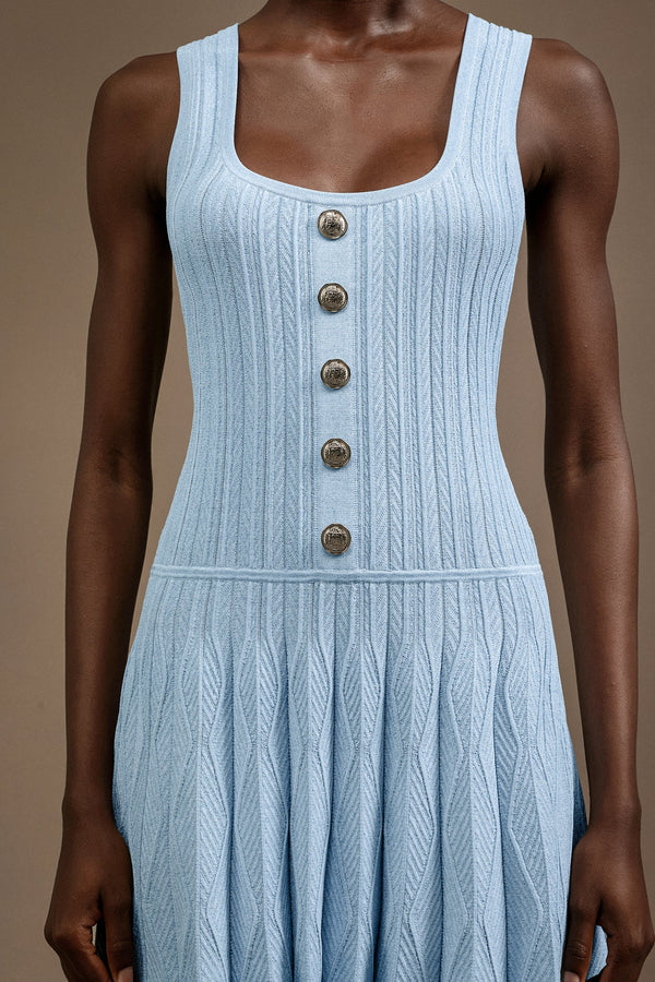 Sadala Halter Yaka Mini Elbise