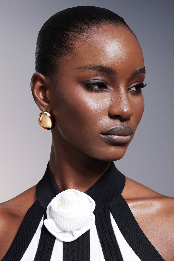 Mallen Elips Metal Küpe