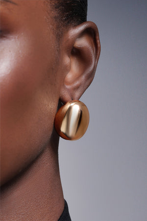 Mallen Elips Metal Küpe