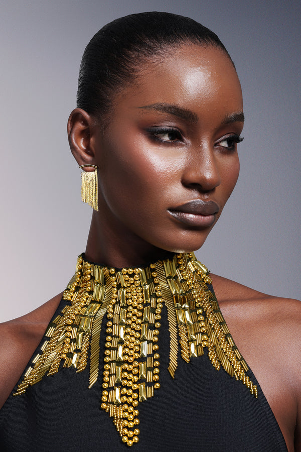 Egbert Püsküllü Satır Küpe