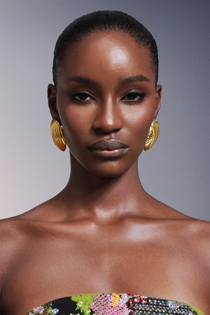 Peyson Kabuk Metal Küpe