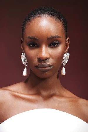 Romia İnci ve Taş Detaylı Küpeler