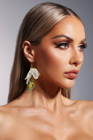 Jezebel Fiyonklu Boncuk Küpe