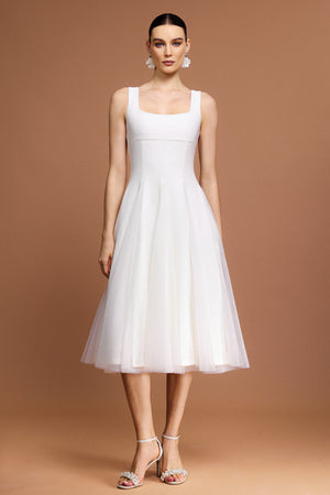 Linda Halter Yaka Midi Elbise