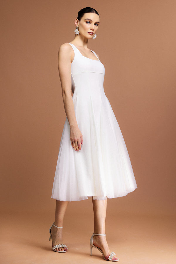 Linda Halter Yaka Midi Elbise