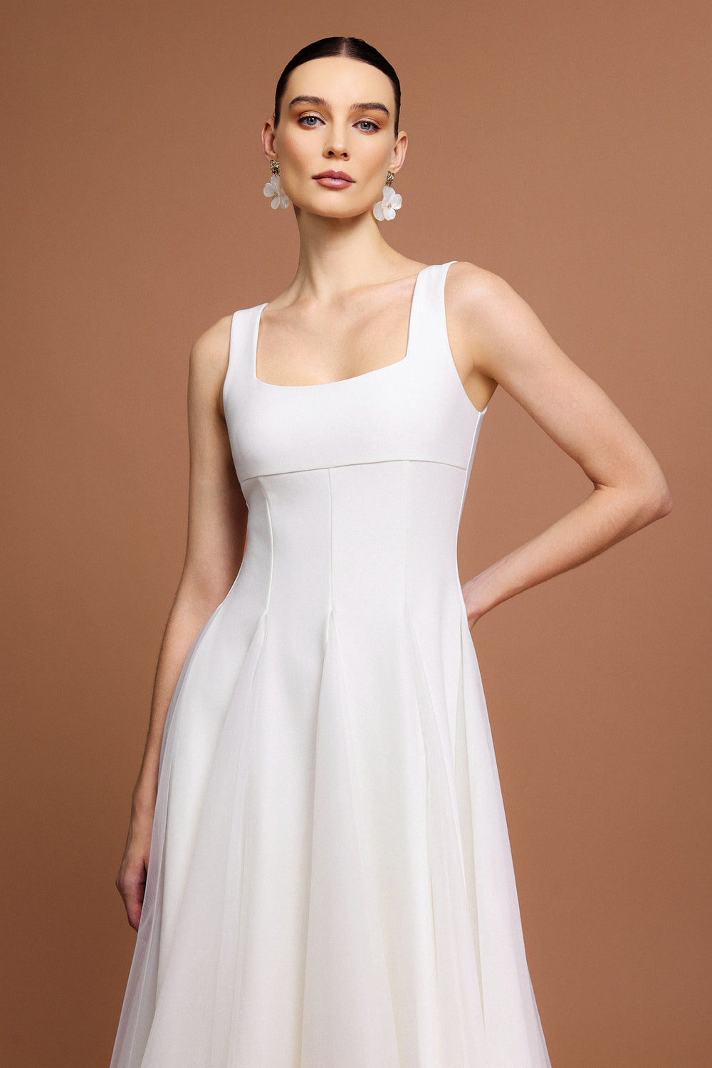 Linda Halter Yaka Midi Elbise