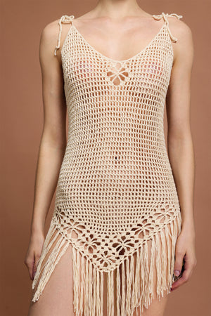 Janetta Halter V Yaka Dekolteli Mini Elbise