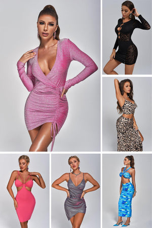 Mystery box containing a surprise dress or swimsuit.