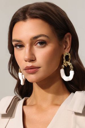 Naja Suni Deri Halka Küpe