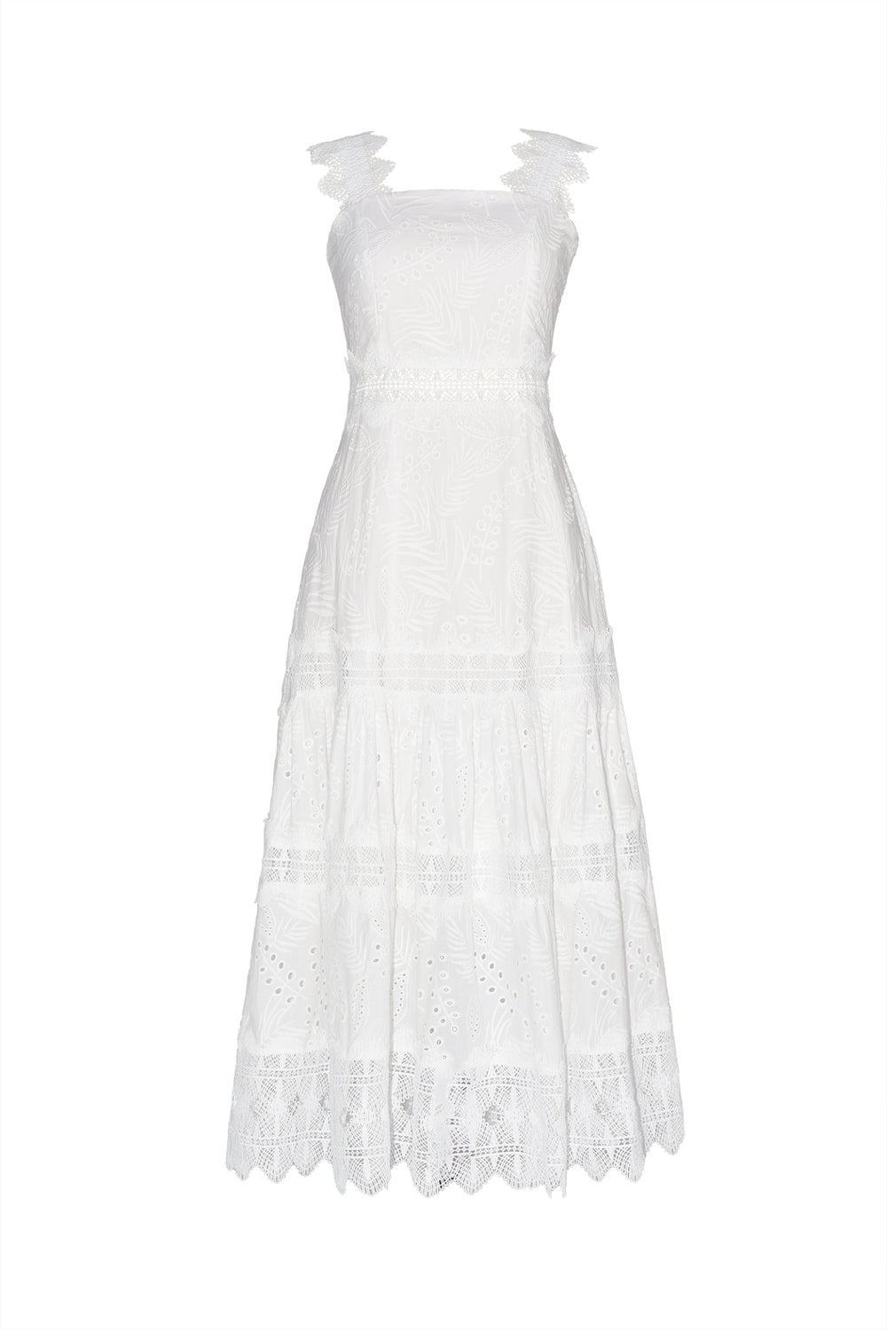 Heleza Dantel Halter Yaka Midi Elbise