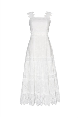 Heleza Dantel Halter Yaka Midi Elbise