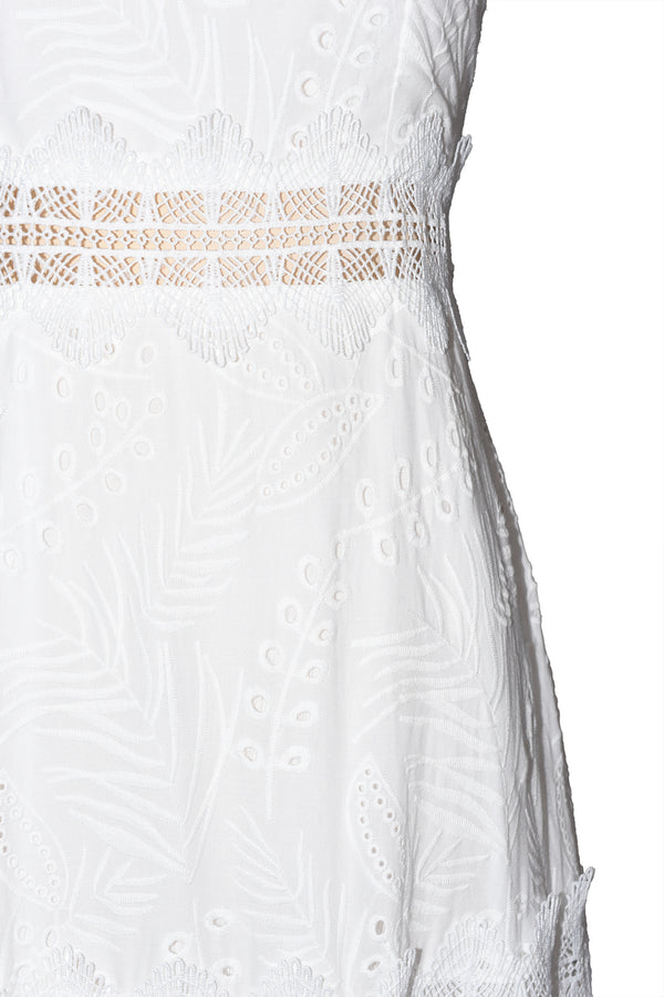 Heleza Dantel Halter Yaka Midi Elbise