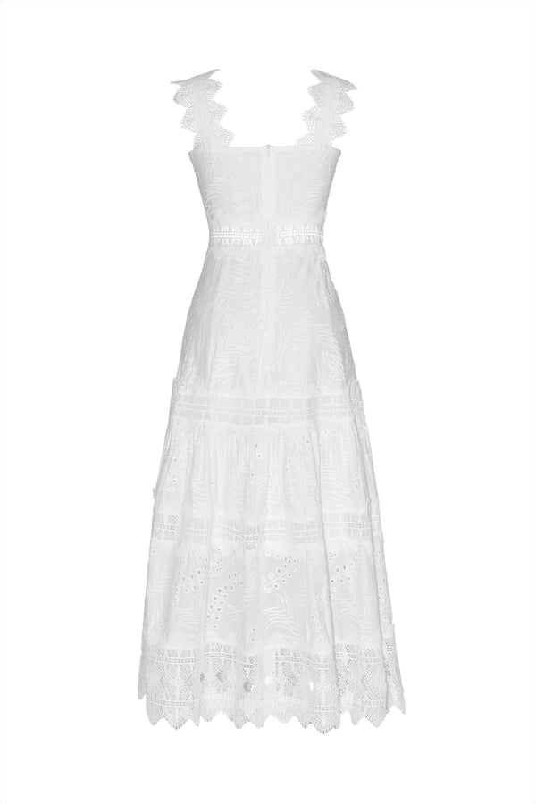 Heleza Dantel Halter Yaka Midi Elbise