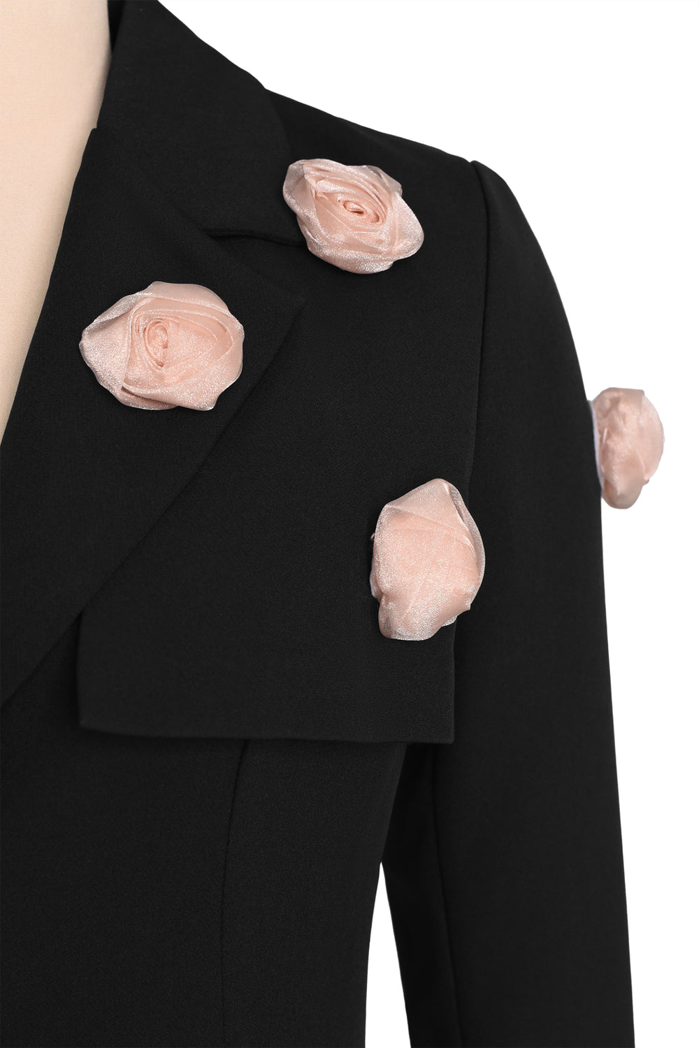 Zem Çiçek İşlemeli Blazer Ceket