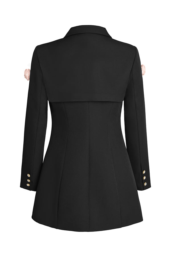 Zem Çiçek İşlemeli Blazer Ceket