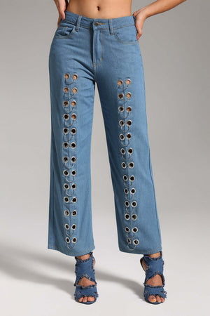 Darja Halka Detaylı Tasarım Kot Pantolon