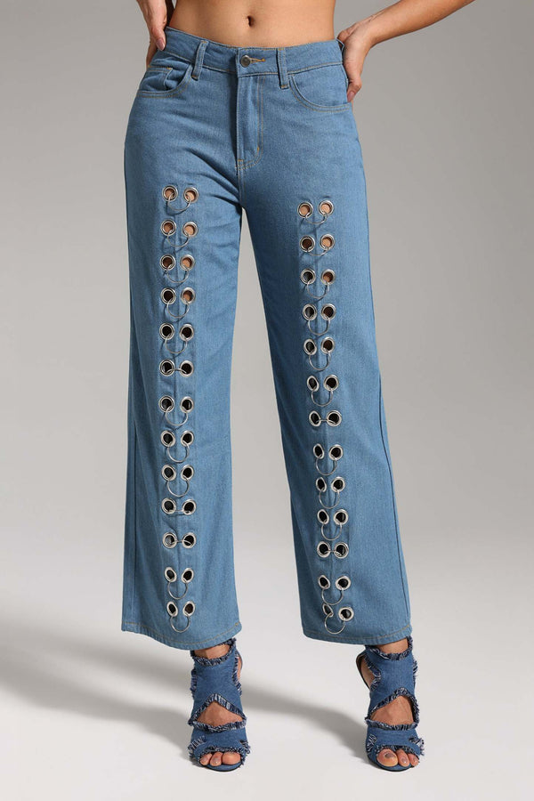 Darja Halka Detaylı Tasarım Kot Pantolon