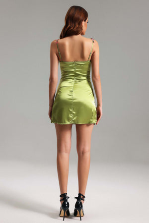 Fanni Satin Mini Elbise