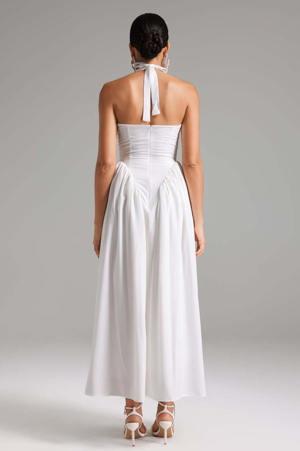Junya Halter Yaka Maksi Elbise