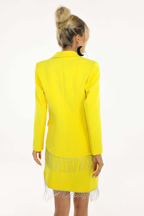 Margaret Püsküllü Blazer Takımı