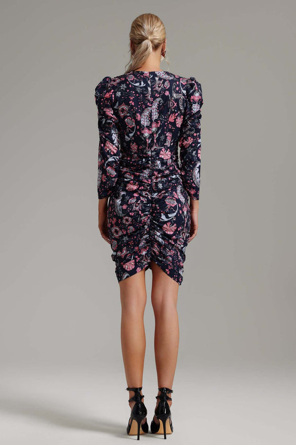 Triasa Paisley Desenli Mini Elbise