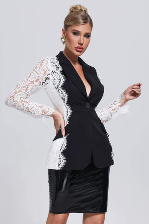 Kidia Dantel Blazer Ceket