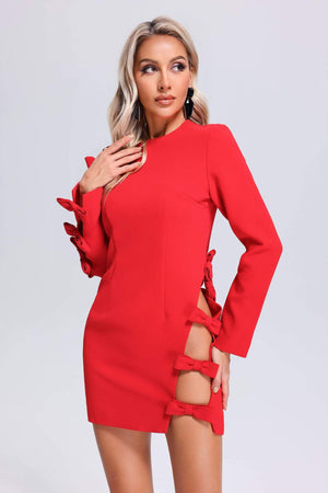 Josie Bağcıklı Mini Elbise